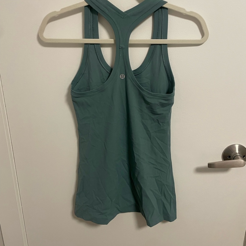 Teal Racerback Tank Top - Picture 2 of 2